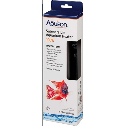 Aqueon Submersible Aquarium Heater - 100 Watt