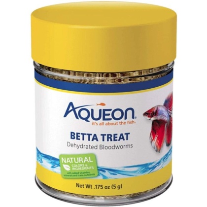 Aqueon Betta Treat Freeze Dried Bloodworms - 0.175 oz