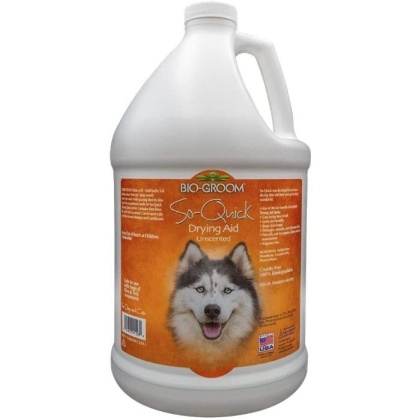 Bio Groom So-Quick Drying Aid Grooming Spray - 1 gallon