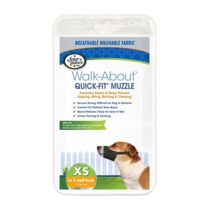 Four Paws Quick Fit Muzzle - Siize 1 - Fits 5\