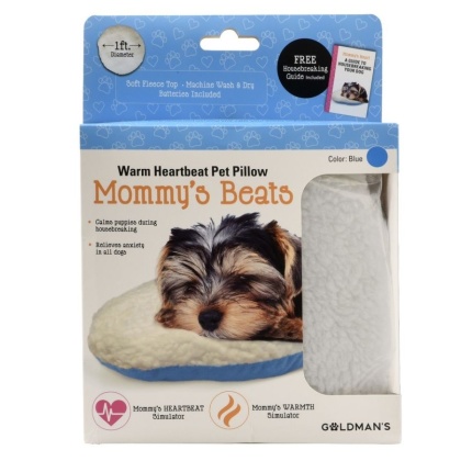 Goldmans Mommys Beats Warm Heartbeat Pet Pillow Blue - 1 count