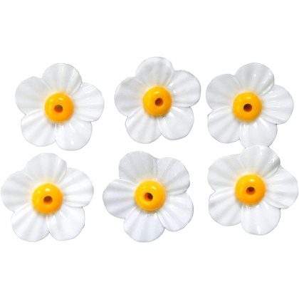 More Birds Replacement Flowers for Hummingbidr feeders White - 6 count
