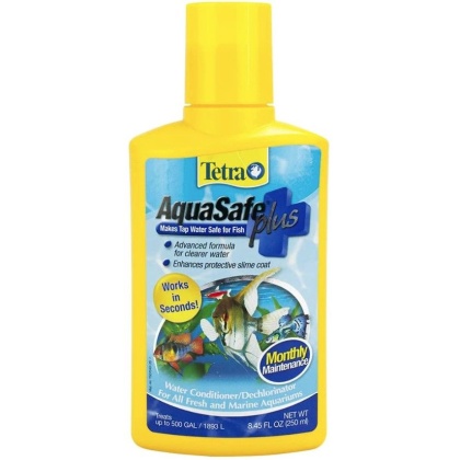 Tetra AquaSafe Plus Tap Water Conditioner - 8.4 oz