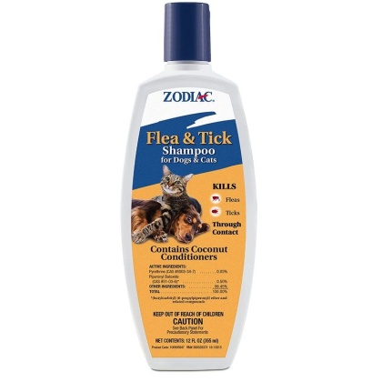 Zodiac Flea & Tick Shampoo For Dogs & Cats - 12 oz