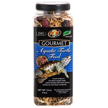 Zoo Med Gourmet Aquatic Turtle Food - 12 oz