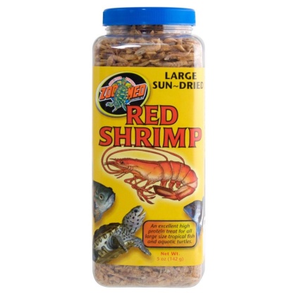 Zoo Med Large Sun-Dried Red Shrimp - 5 oz