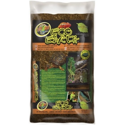 Zoo Med Eco Earth Loose Coconut Fiber Substrate - 24 Quarts