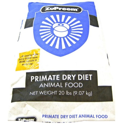 ZuPreem Primate Dry Diet Animal Food - 20 lbs