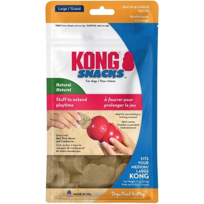 Kong Stuff\'n Snacks - Bacon & Cheese Recipe - Large - 13 oz