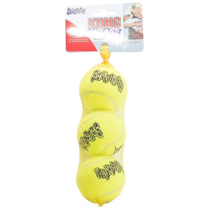 Kong Air Kong Squeakers Tennis Balls - Medium 3 count