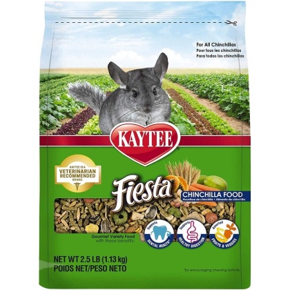 Kaytee Fiesta Chinchilla Food - 2.5 lbs