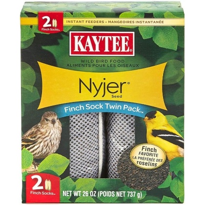 Kaytee Finch Sock Bird Feeder - 26 oz (2 Pack)