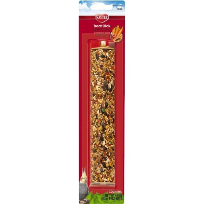 Kaytee Fiesta Fruit & Veggie Treat Stick - Cockatiel - 4 oz