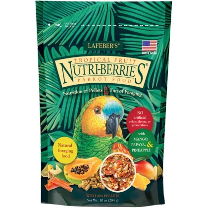 Lafeber Tropical Fruit Nutri-Berries Parrot Food - 10 oz