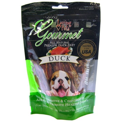 Loving Pets Gourmet Duck Chew Strips - 3 oz