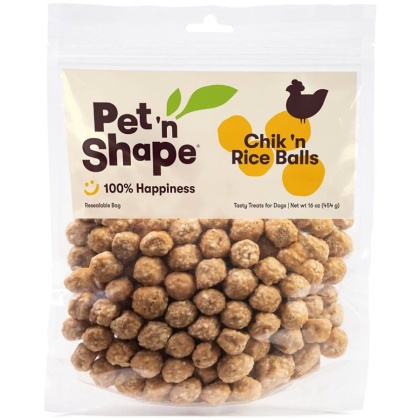 Pet \'n Shape Chik \'n Rice Balls - 1 lb