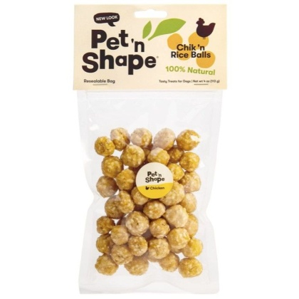 Pet n Shape Chik n Rice Balls - 4 oz