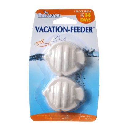 Penn Plax 14 Day Feeding Blocks - Fish Shaped - 2 Pack