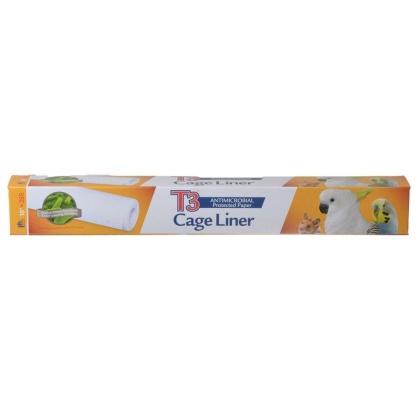 Prevue T3 Antimicrobial Bird Cage Liners - 18\