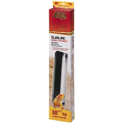 Zilla Slimline Desert 50 UVB Fluorescent Fixture - 18\