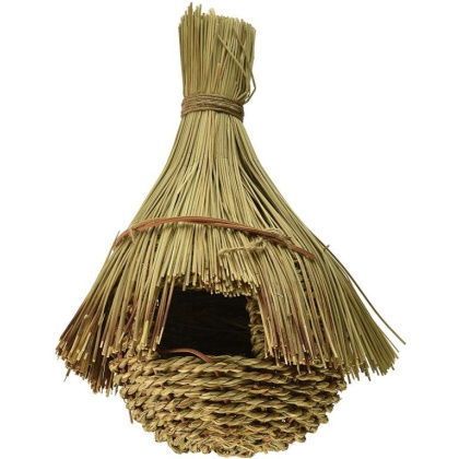 Prevue All Natural Fiber Indoor/Outdoor Grass Hut Nest Jumbo - 1 count